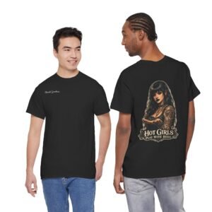 7606016601869620620_2048.jpg T-Shirt — "Hot Girls Play With Bugs" Goth Pinup Graphic Tee